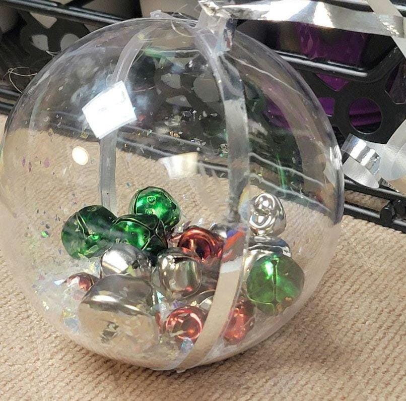 Jingle bells ball ornaments set of 5