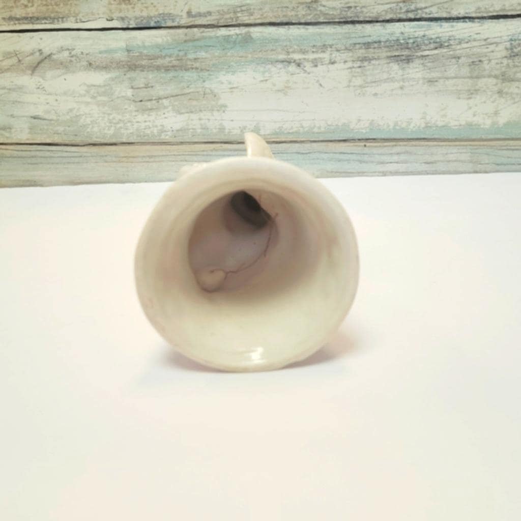 Vintage White Ceramic Angel Bell