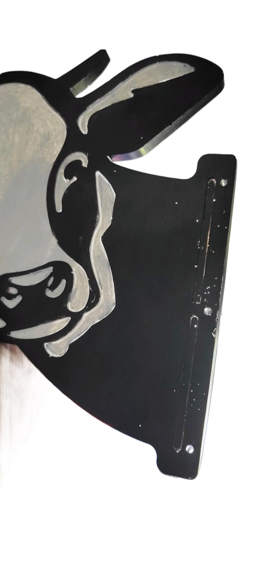 Peek A Boo cow resin Farmhouse wall hanging art