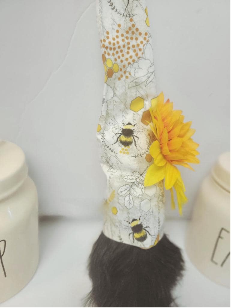 Bumble Bee Sunflower Gnome Tier Tray Home Decor