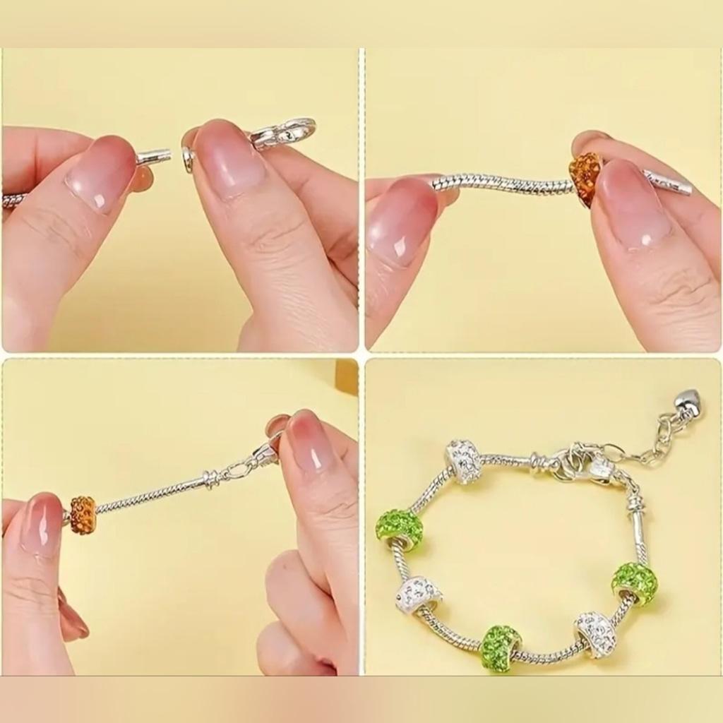 European Style Charmed Bracelet 7"