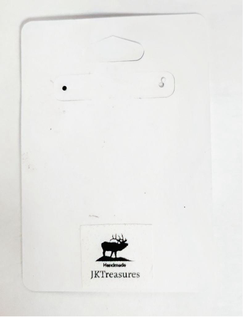 Artisan marbled dangle drop earrings