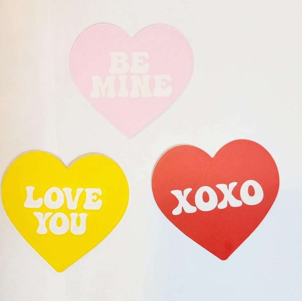 Hand crafted Bucket of Love Valentine's Day table art decor