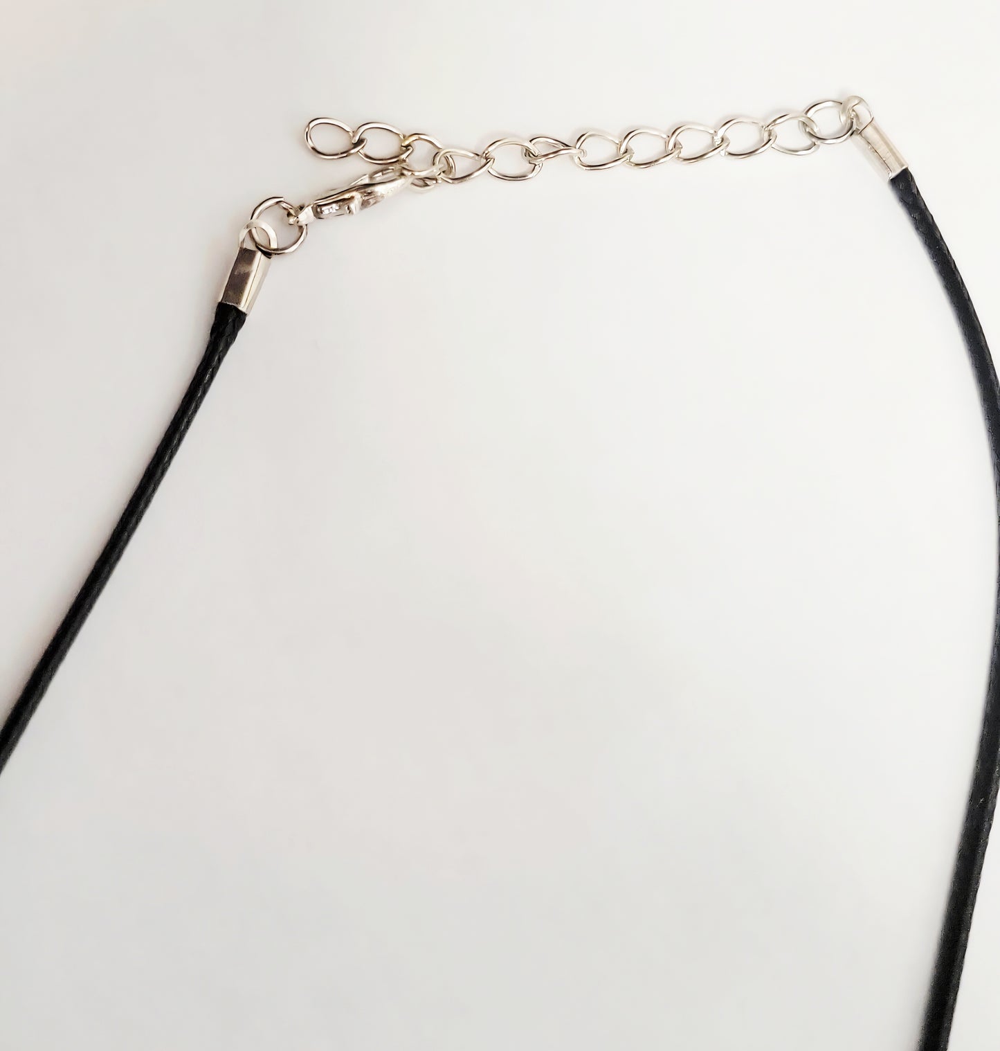 Green enamel & rhinestone dragonfly pendant Necklace