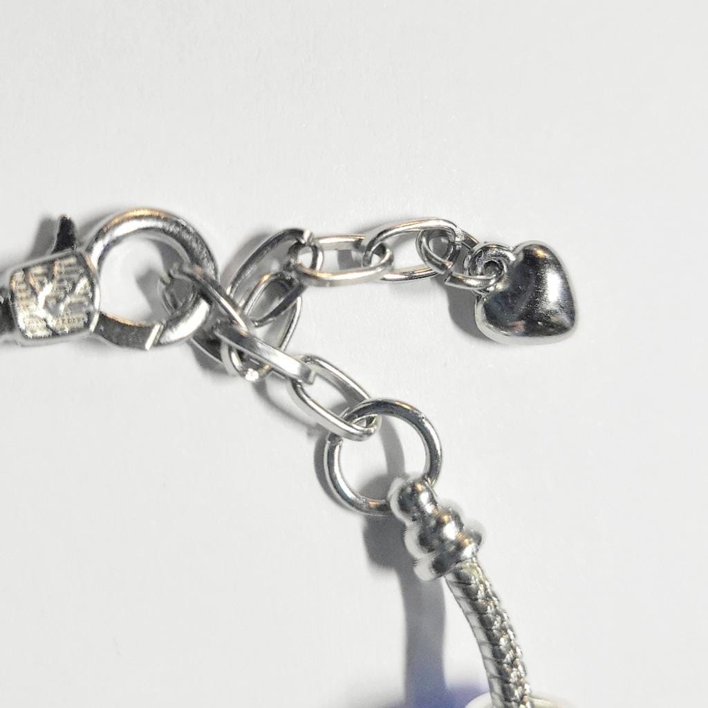 European Style Charmed Bracelet 7"