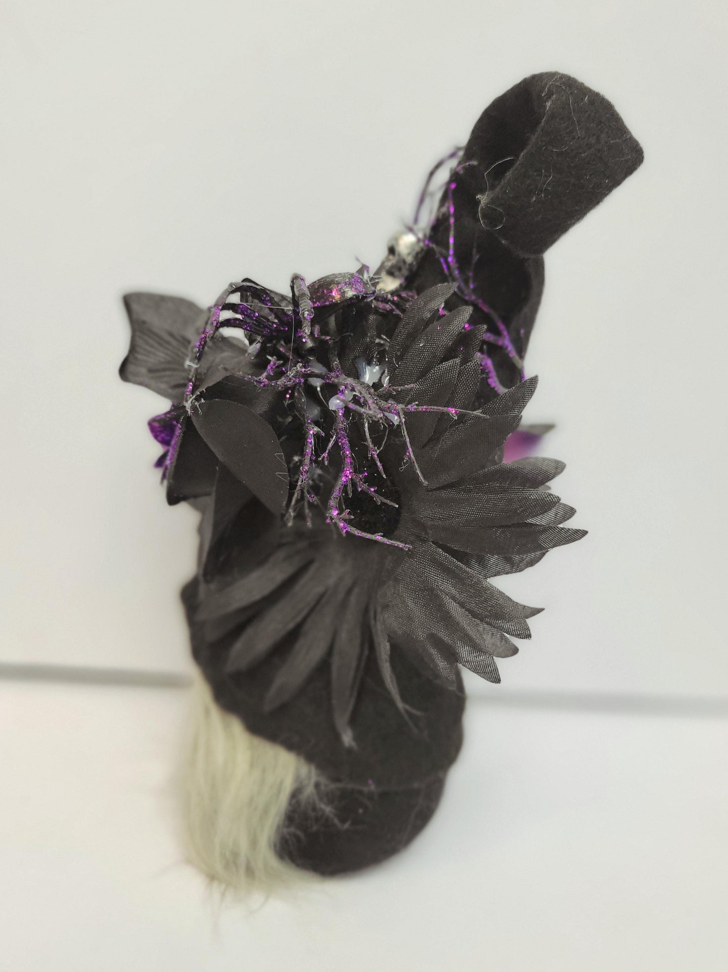 Spooky glam, dark Elegance, Halloween Gothic gnome