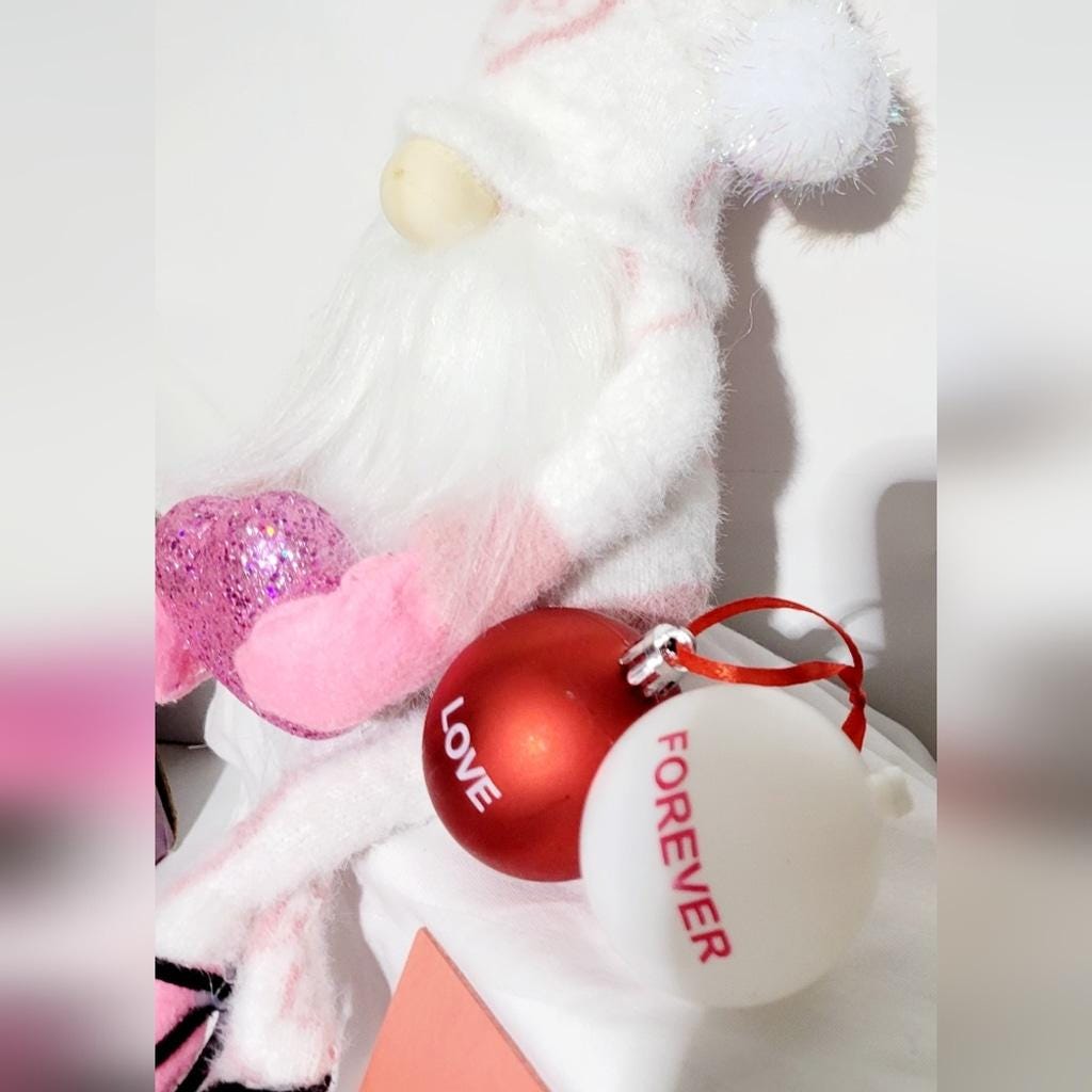 Naughty Valentine's Day Gnome with heart