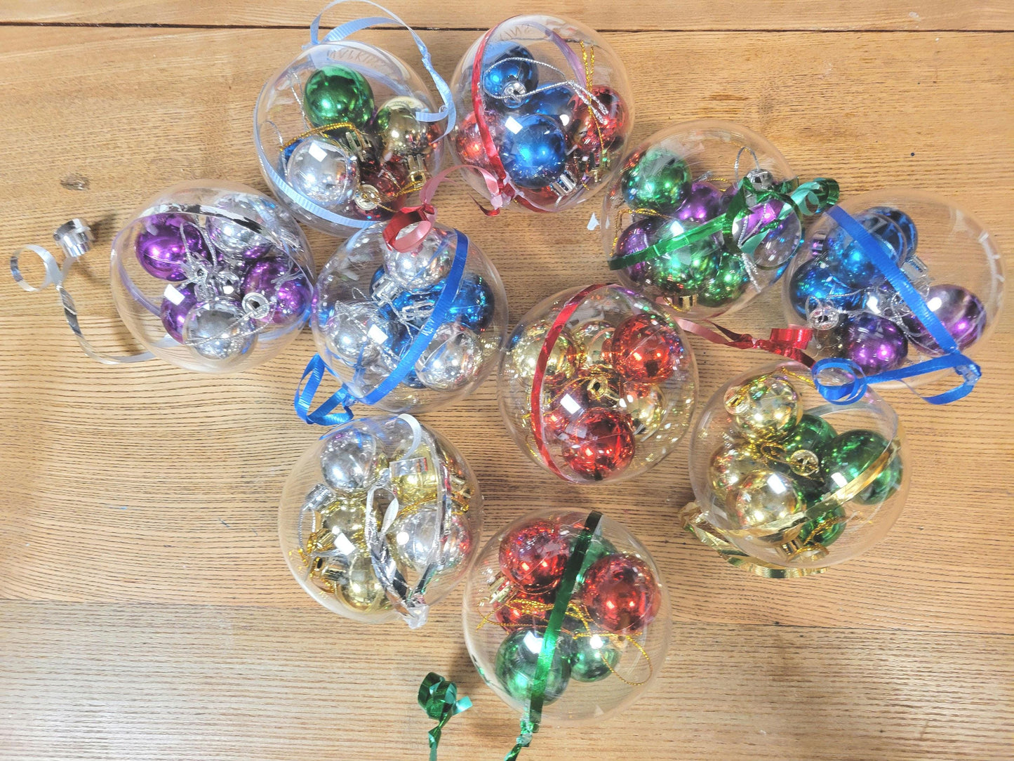 Mini Christmas ornament ball ornaments
