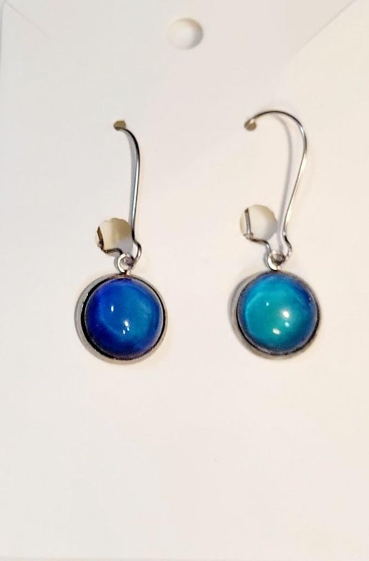 Trending Mood balancing comfort jewelry dangle latch back earrings artisan made