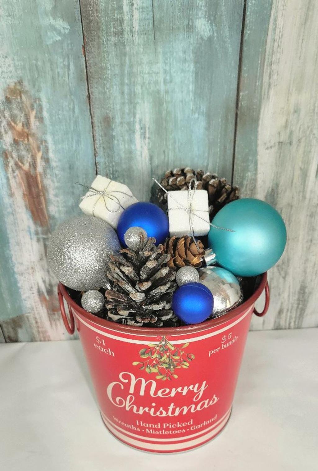 Ashland Christmas Decorative Centerpiece Container