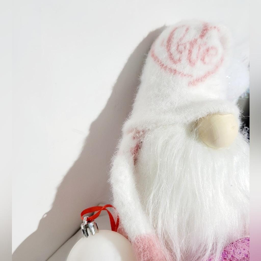 Naughty Valentine's Day Gnome with heart