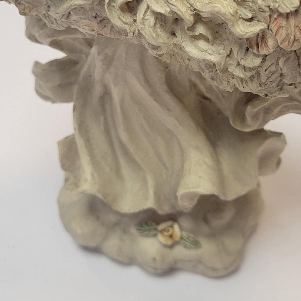 Rare Vintage Designspirations Angel Figurine With Cross