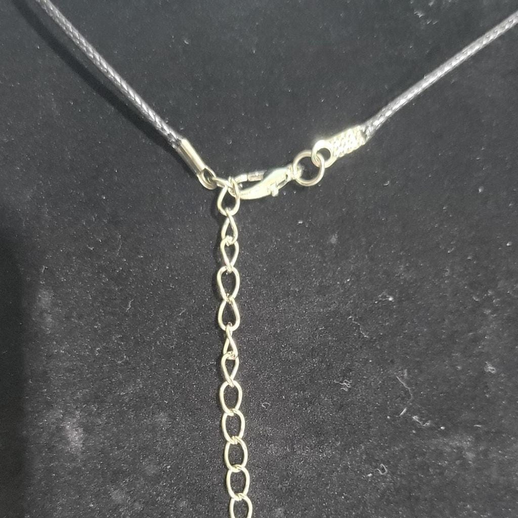 Hand crafted Christmas medallion necklace