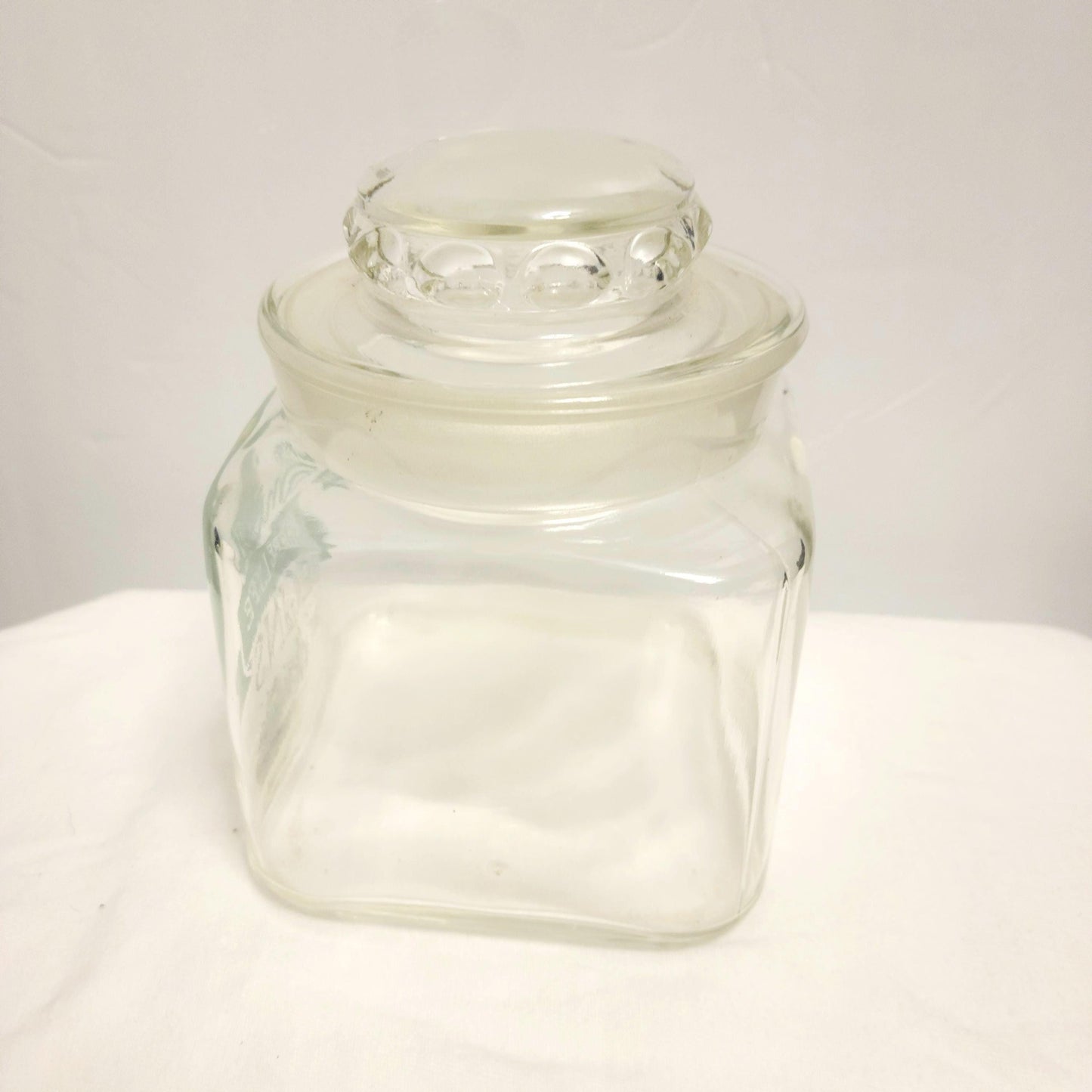 Decorative Family Quote handpainted lidded glass jar home decor canister