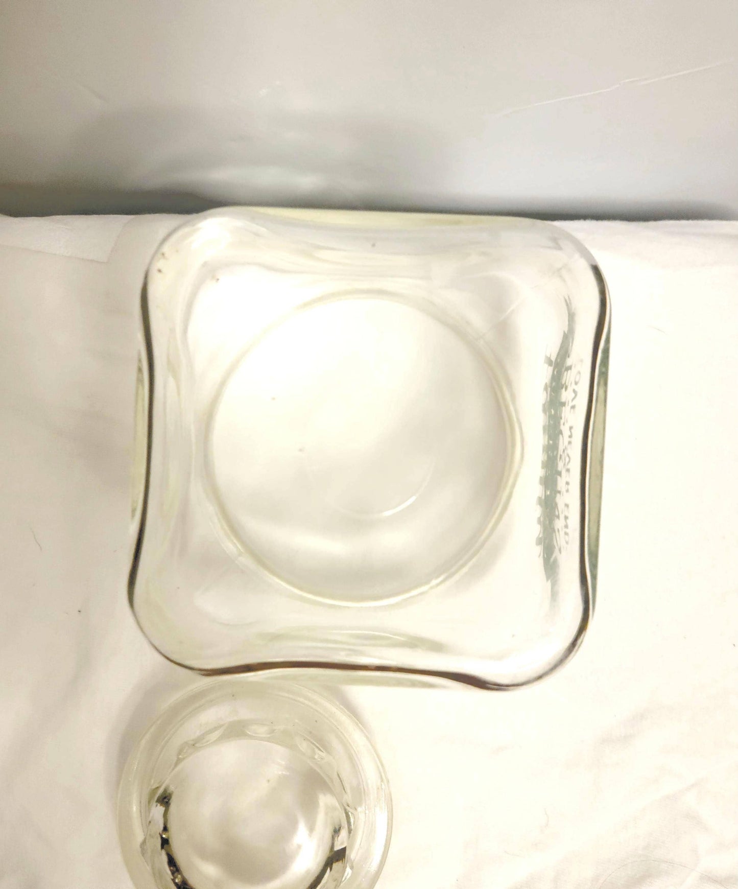 Decorative Family Quote handpainted lidded glass jar home decor canister