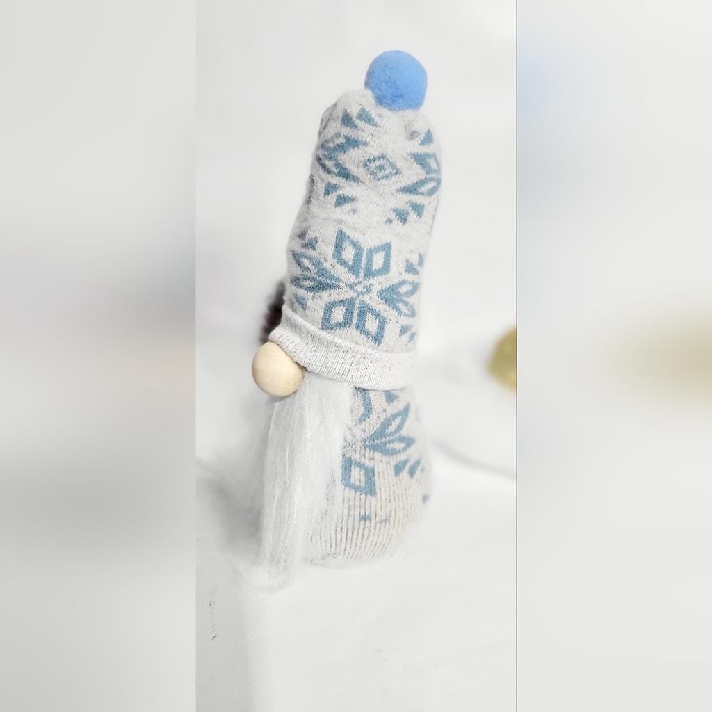 Christmas snowflake sock gnome hand crafted