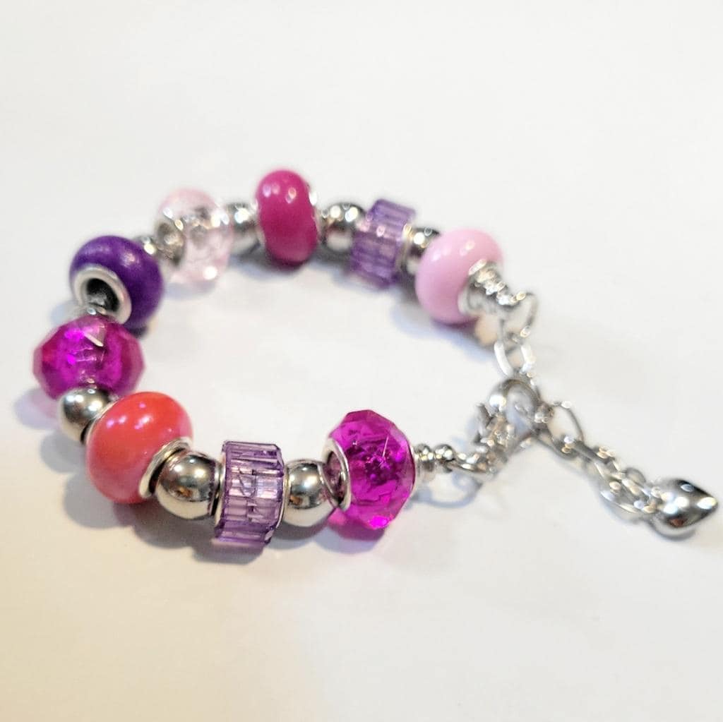 European Style Beaded Bracelet 7"