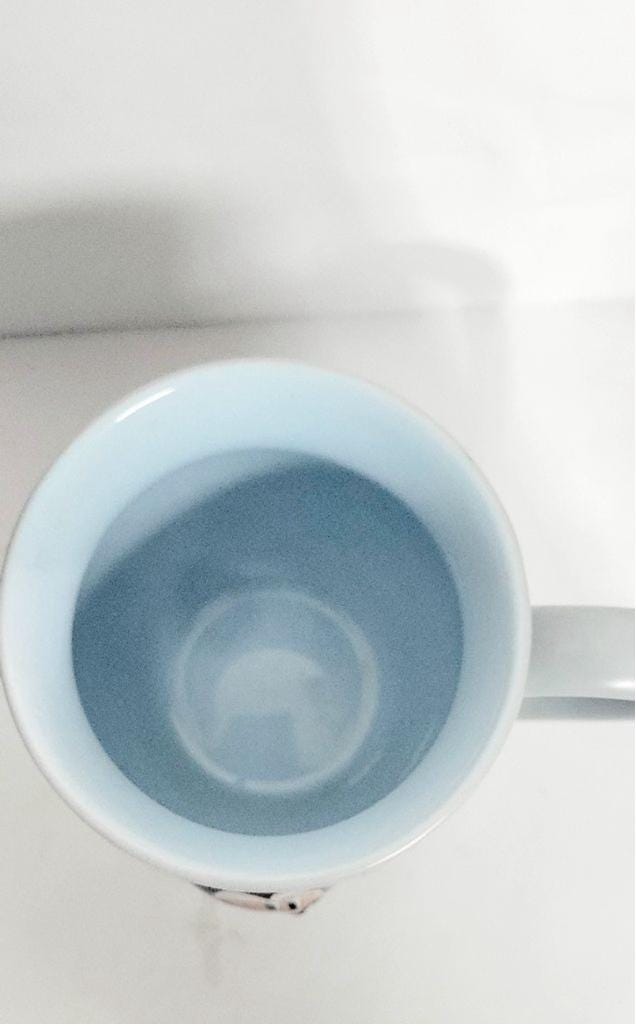 Vintage Disney Mickey Mouse 16 oz Mug Grey Light Blue