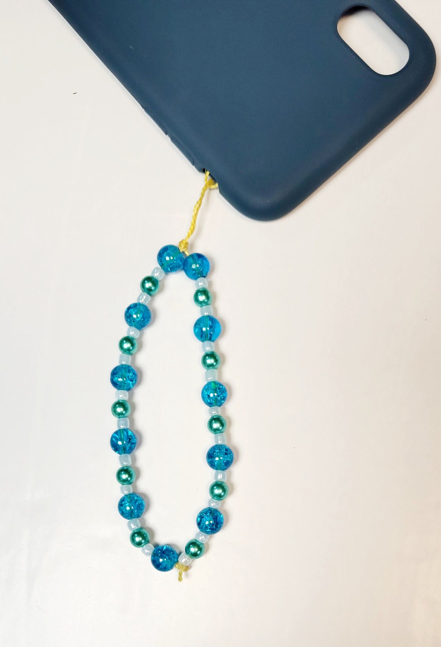 Cellphone charm strap wristlet accessory