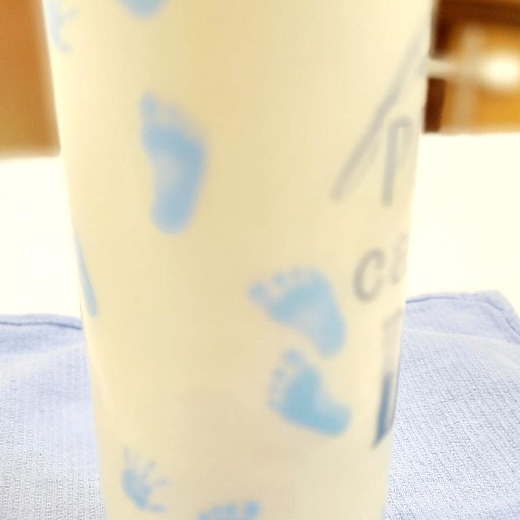 Personalized Blue & Cream 30oz Tumbler – "My Favorite People Call Me Dad" – Custom Father's Day Gift