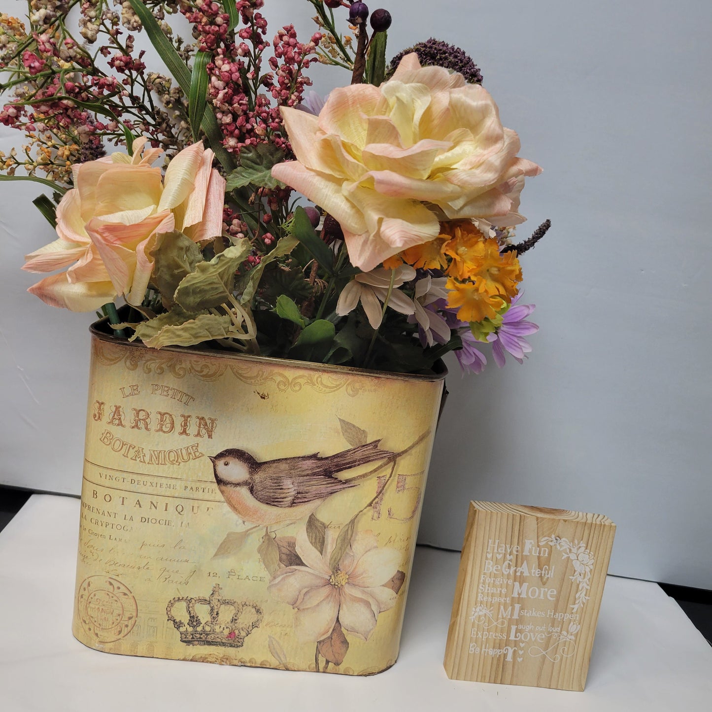 Family acrostic wood table decor sign, gift