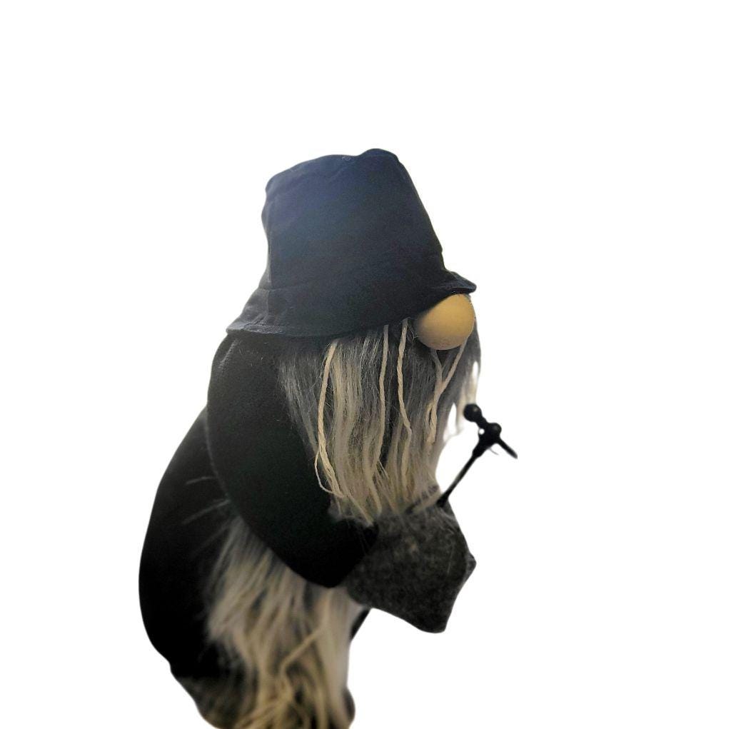 **SOLD** Rocker, singer, Rob Zombie, Heavy Metal Vocalist, singing with microphone, gnome,home decor