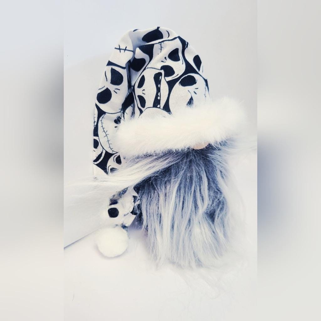 Jack Skellington Nightmare Before Christmas Gnome Shelf Sitter Tier Tray Decor