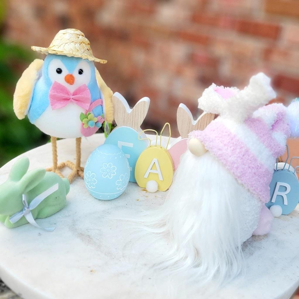 Easter Bunny Spring Time Gnome