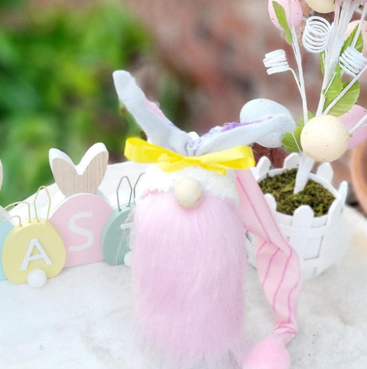 Easter Bunny Gnome Decor