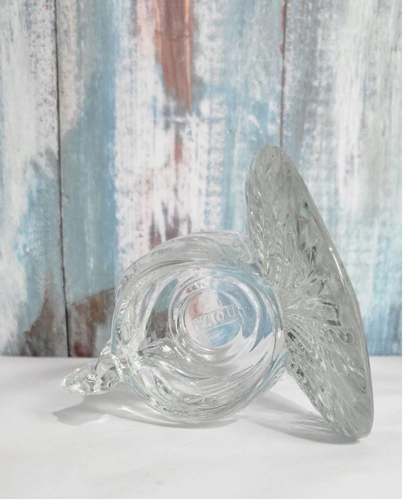 Vintage Avon glass turkey votive candle holders