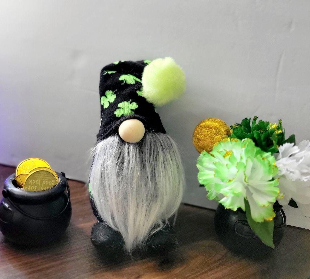 St Patrick's Day Leprechaun Gnome