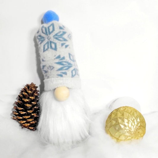 Christmas snowflake sock gnome hand crafted