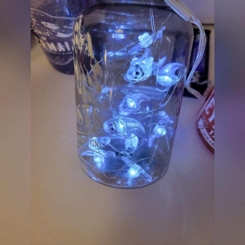 Halloween Apothecary Potion Bottle Set 6 Pieces