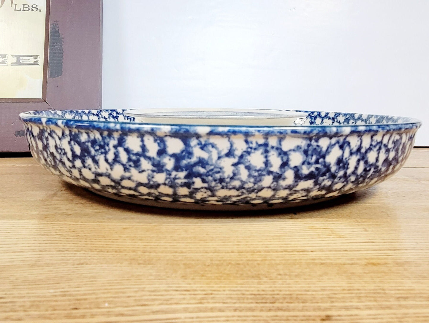 Vintage Tienshan Folk Craft Chip and Dip Server Set (11.5")