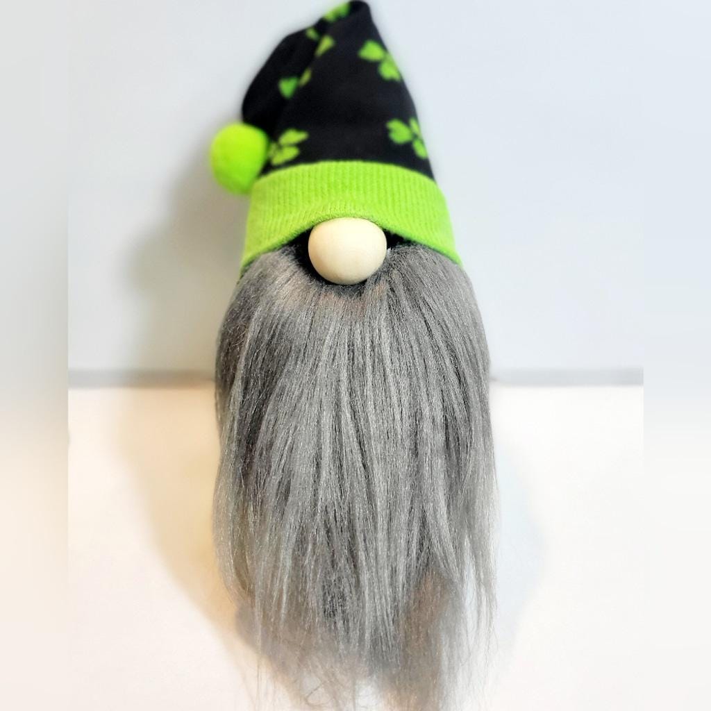 Hand crafted St Patrick's Day leprachaun gnome