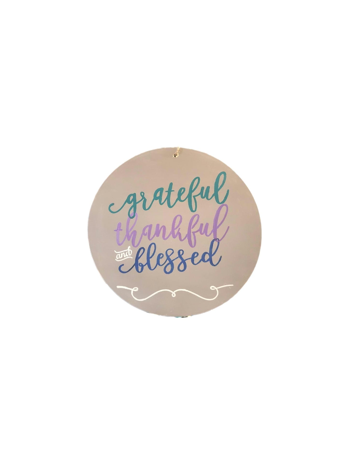 Grateful thankful blessed wood sign farmhouse decor