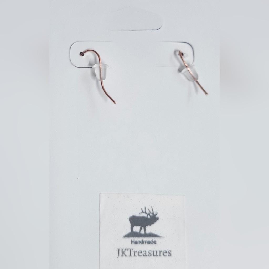 Artisan marbled dangle drop earrings