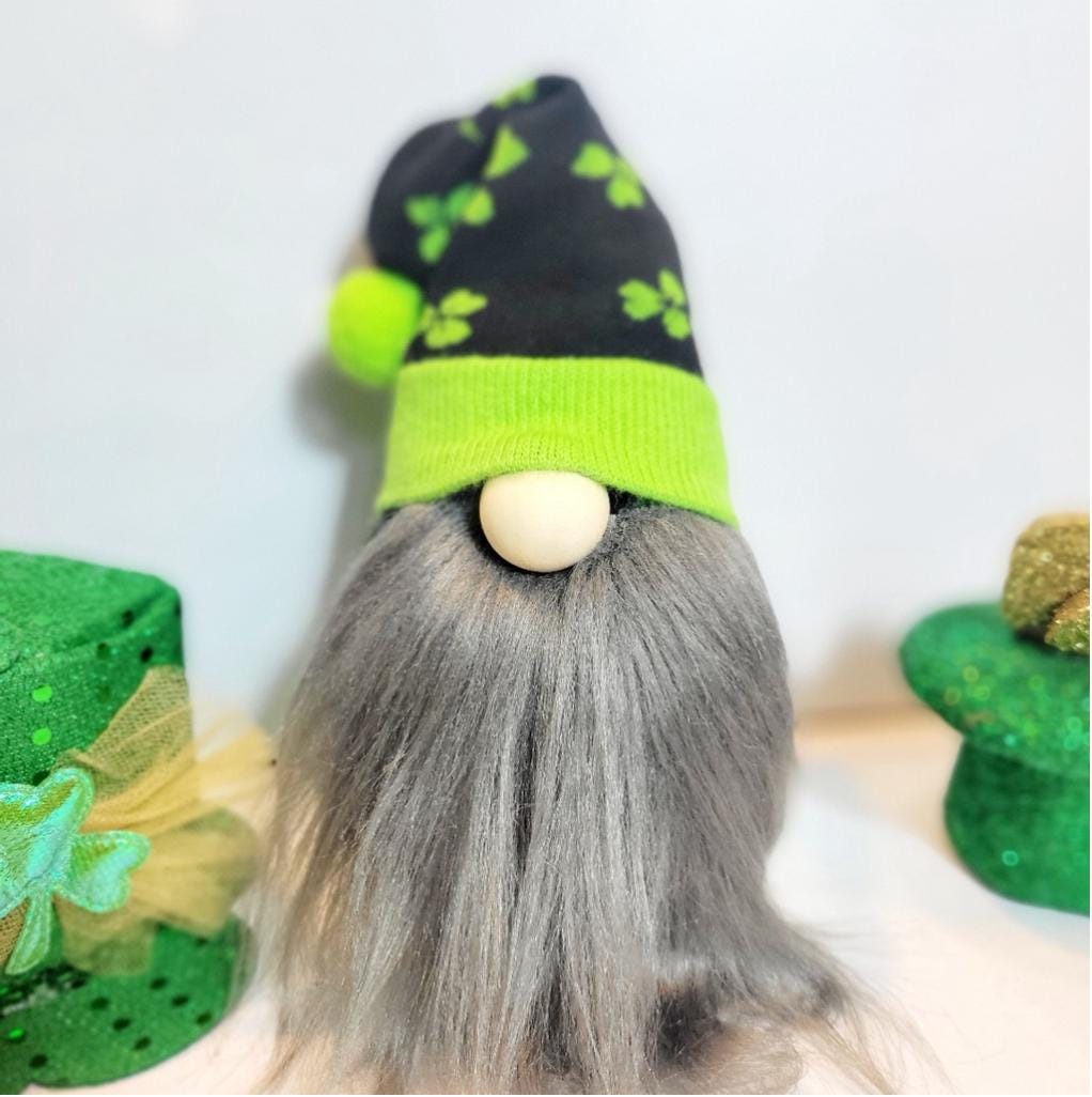 Hand crafted St Patrick's Day leprachaun gnome