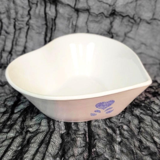 Rare Vintage Corningware "Blue Hearts" heart shaped ceramic baking dish