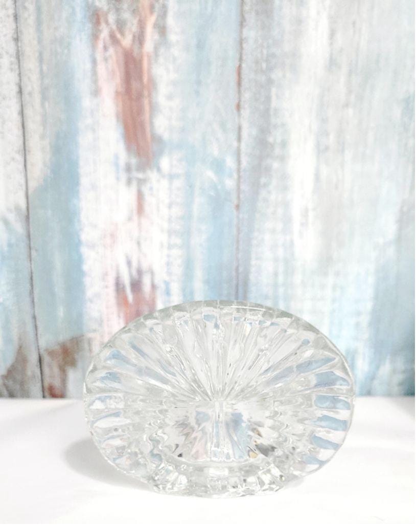 Vintage Avon glass turkey votive candle holders