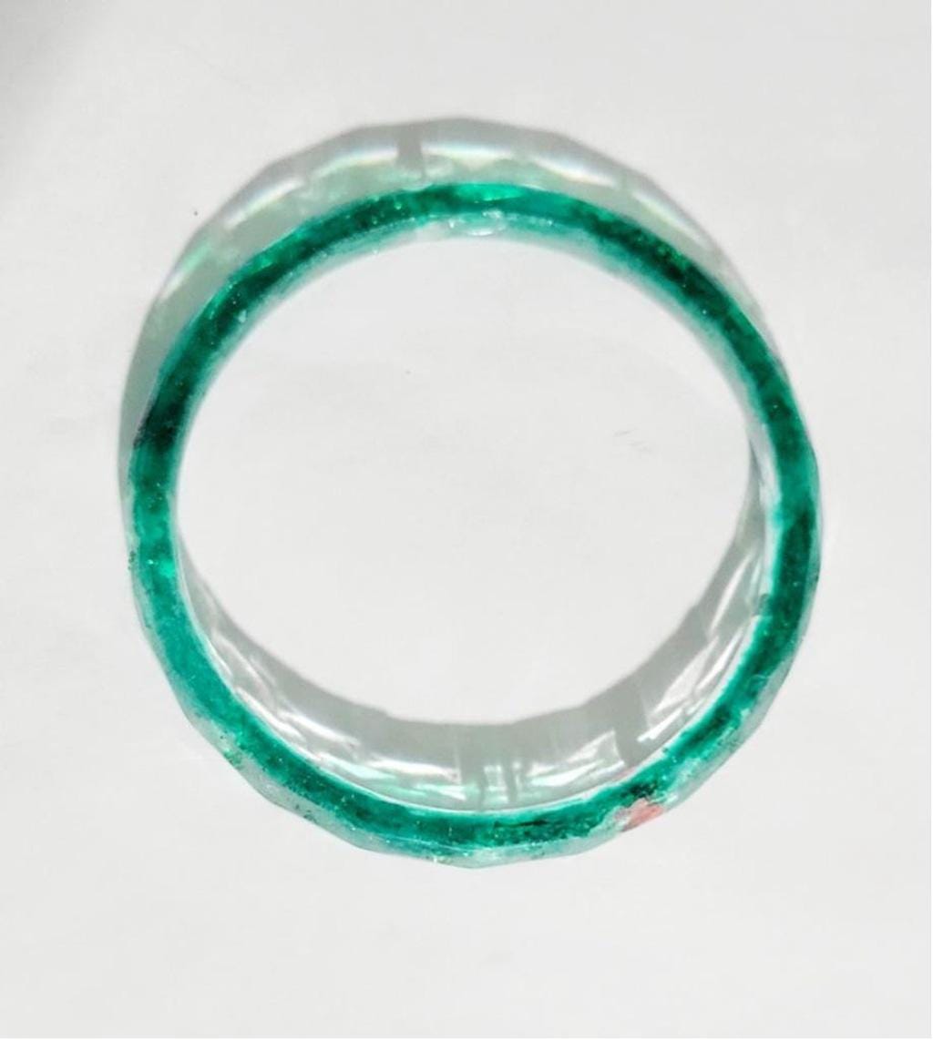 Handmade Christmas themed resin bracelet