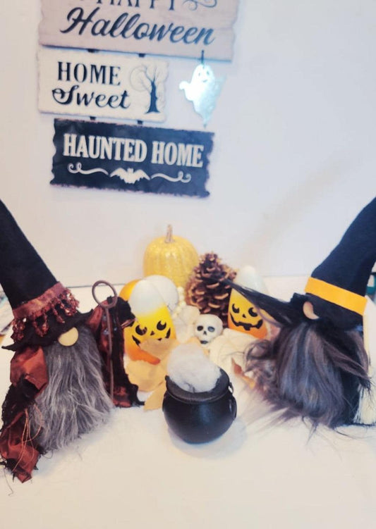 Halloween Witch Wizard gnome home decor