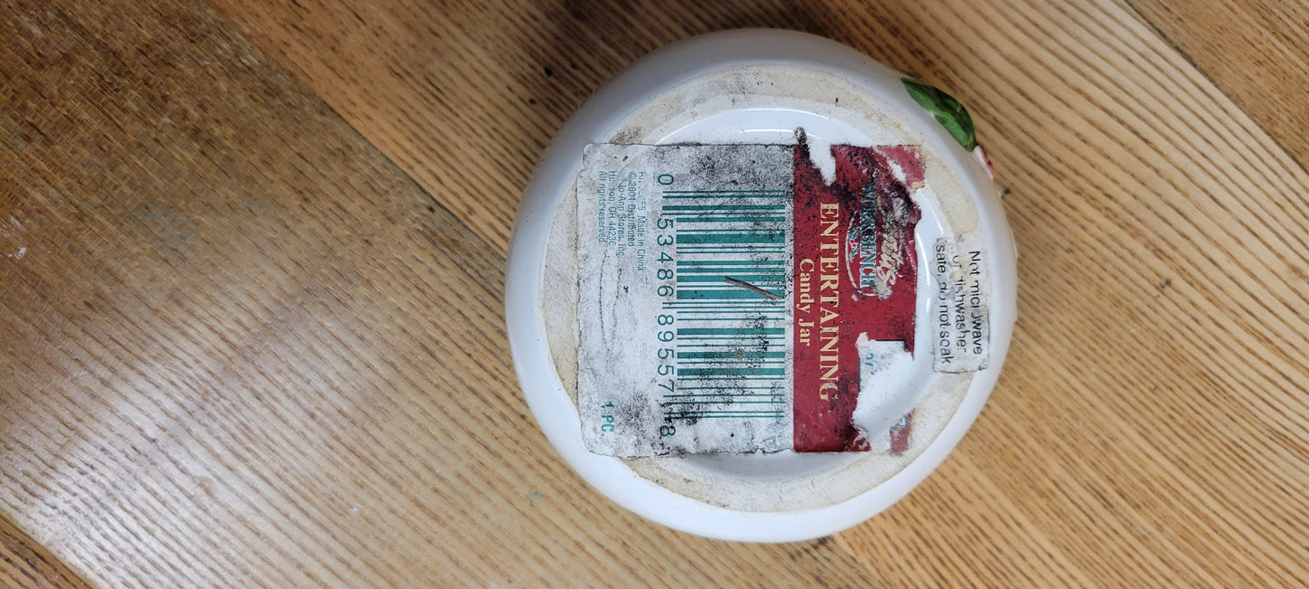 Vintage Santa's Workbench Snow Yummy candy dish