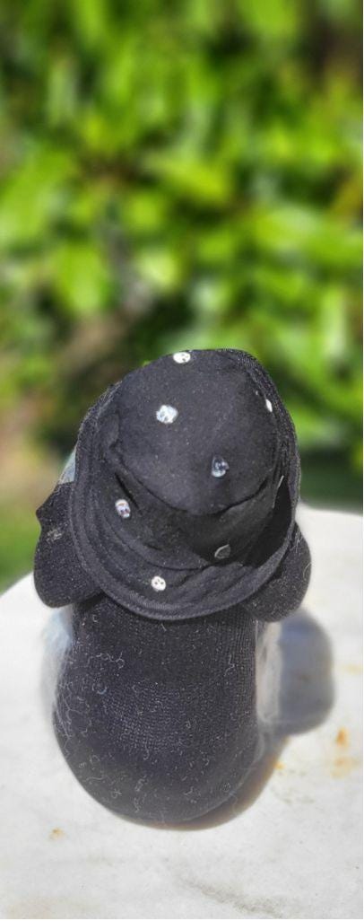 **SOLD** Rocker, singer, Rob Zombie, Heavy Metal Vocalist, singing with microphone, gnome,home decor