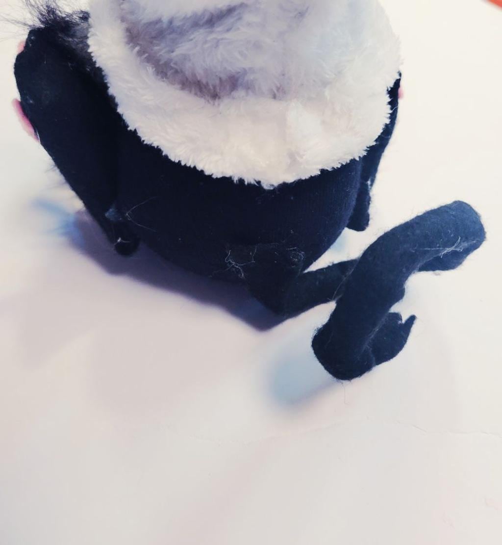 Spooky Whiskers – Halloween Cat Gnome | Handmade Black Cat Shelf Sitter, Whimsy