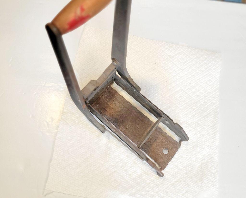 Vintage Ecko Comad Holland Metal French Fry Cutter