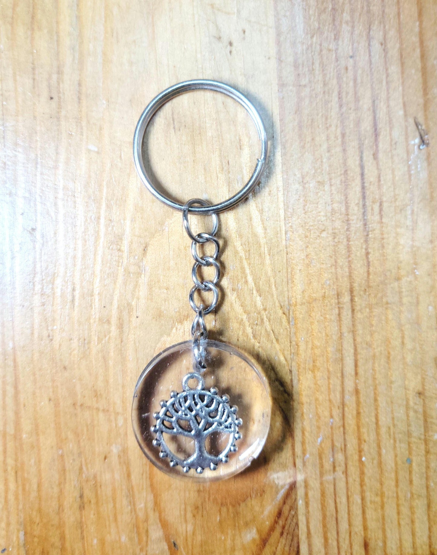 Tree of Life resin keychain