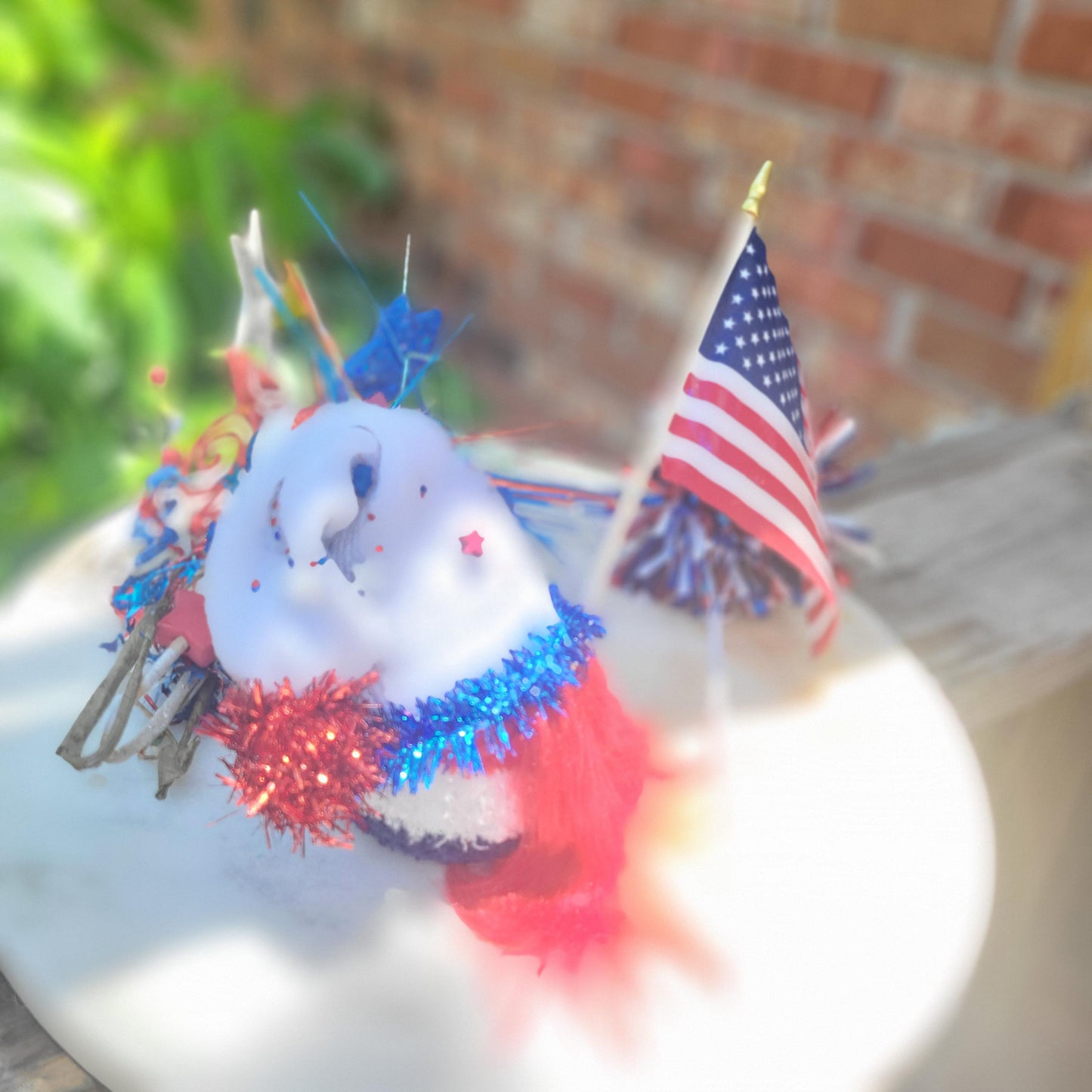 4th Of July,Patriotic, Independence Day, 6" Gnome Decor, Hand Crafted
