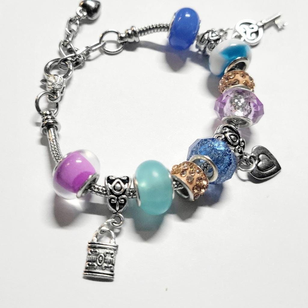 European Style Charmed Bracelet 7"
