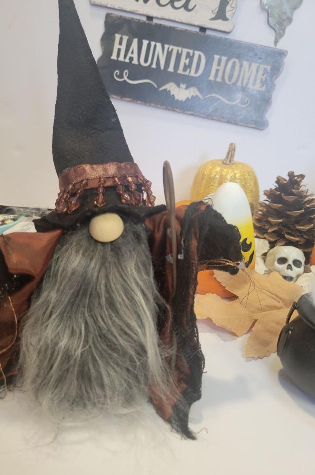 Halloween Witch Wizard gnome home decor